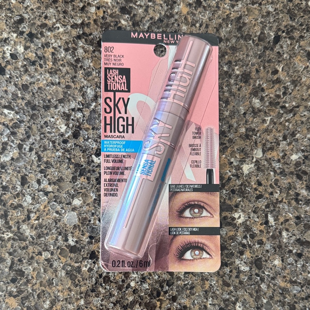 Maybelline Sky High Mascara in #802 Very Black  - 2 sold together